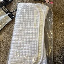 Plain White Dressage Saddle
