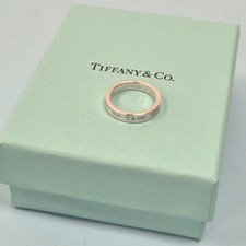 Tiffany & Co. 1837 Collection Sterling Silver Ring Band Size Uk L 1/2 Eu 52 Us 6