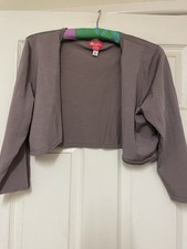 Monsoon Camel Cropped Bolero