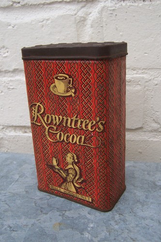 Vintage rowntree cocoa tin - vintage,