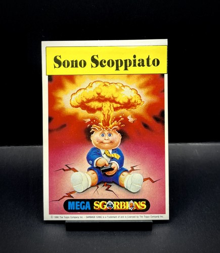 1990 topps italian garbage - topps,