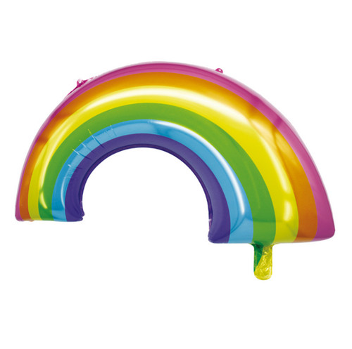 Rainbow balloon birthday party - rainbow,