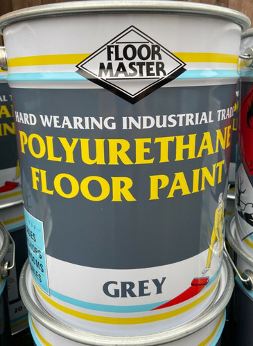 Hard wearing mid grey floor - grey,
