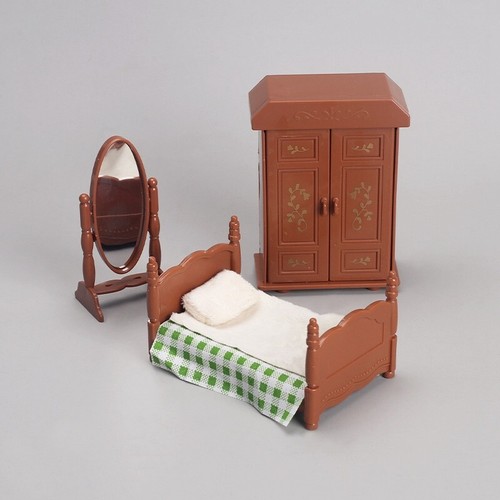 Bed wardrobe mirror set - wardrobe,