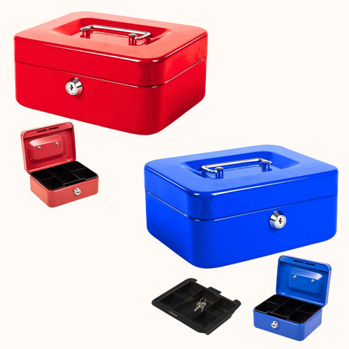 Metal cash box money - money, bank