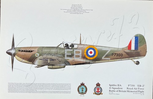 Spitfire iia unsigned - iia, sq