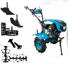 Tiller Cultivator Rotavator 10HP Petrol Soil Cultivator  Garden Machinery Plough