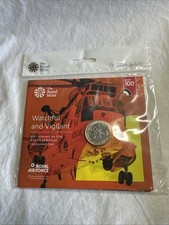 2018 RAF WATCHFUL AND VIGILANT CENTENARY SEA KING £2 ROYAL MINT PACKAGED COIN