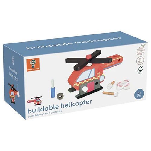 Orange tree toys buildable - orange,