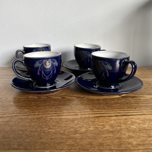 Denby baroque espresso cups - denby, x4