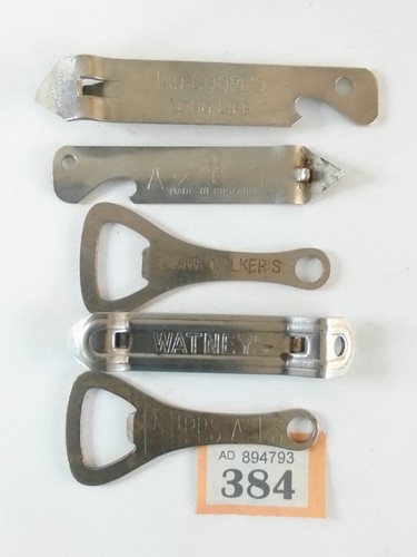 Five vintage steel bottle - vintage,