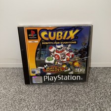 Cubix Robots for Everyone: Race N Robots Playstation PS1  Complete In Box