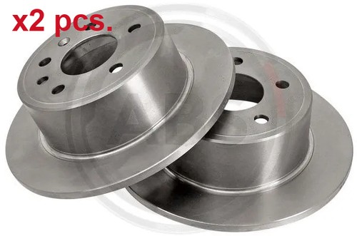 Pcs rear brake disc - rear, rotos