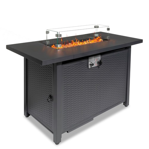 Outdoor propane fire pit 43in - outdoor,