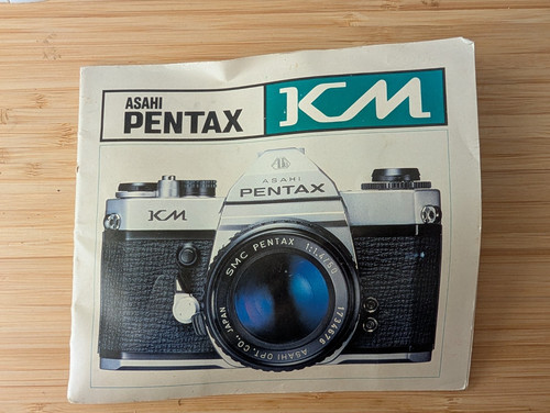 Asahi pentax camera manual - asahi,