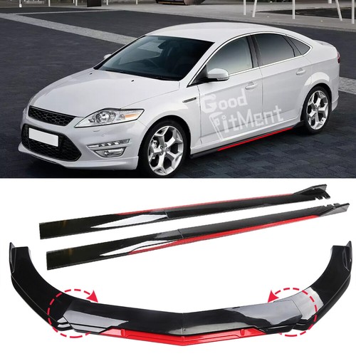 Glossy front bumper - glossy, lip