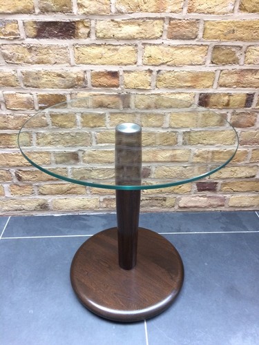 Ercol circular side table with