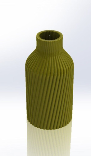 Modern bottle shape printed - modern,