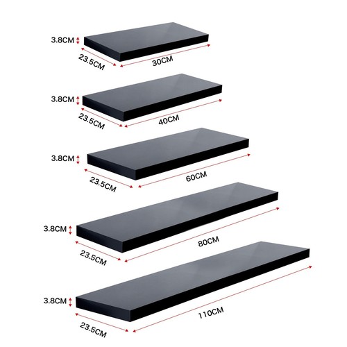Modern high gloss shelf - modern,