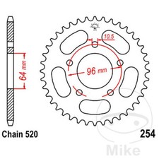 Sprocket  50 teeth pitch 520 064 / 096 for Honda CBF 250 XL 200 R