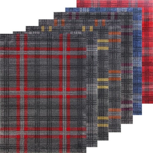 Tartan check rug carpet - check, runner