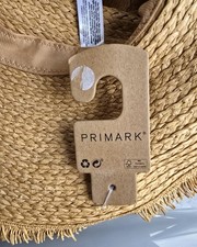 Primark Natural Summer Straw Hat, One Size With Tag.