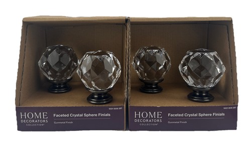 Faceted crystal sphere - crystal,
