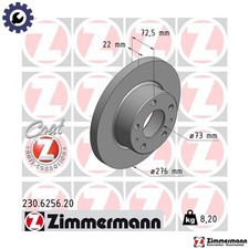 2x BRAKE DISC 230.6256.20 FOR