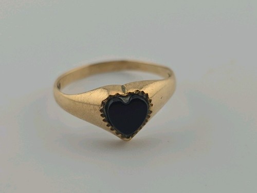 Vintage 9ct yellow gold heart - 9ct,