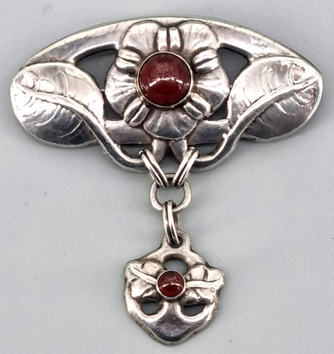 Art nouveau brooch floral 828 - floral,