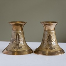 Vintage Brass Pair Candle