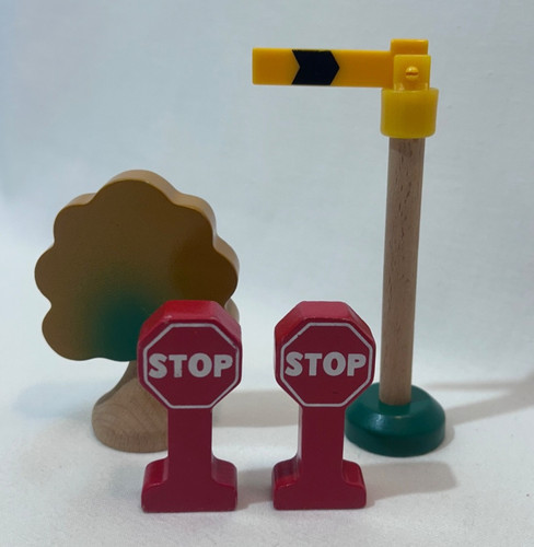 Wooden fat controller figure - wooden,