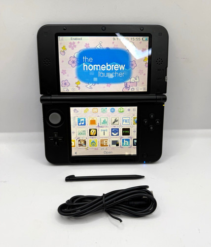 Nintendo 3ds blue black - nintendo, xl