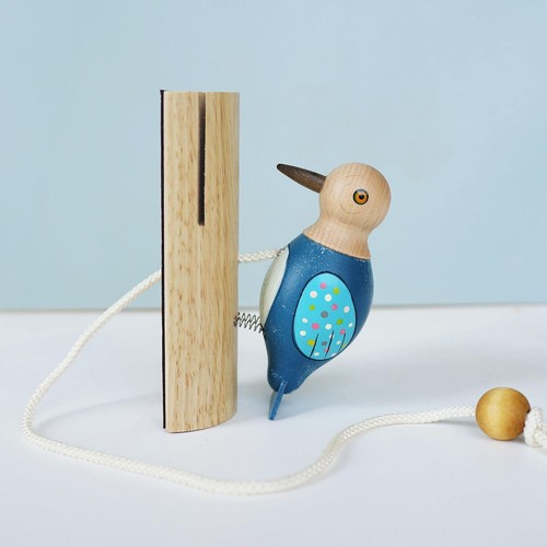 Woodpecker doorbell bird - woodpecker,