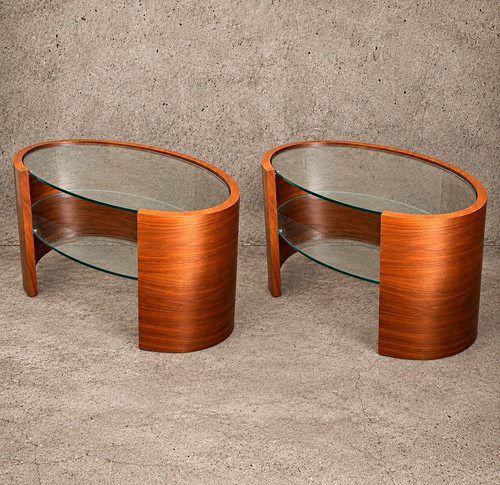 Pair mid century modern - of,