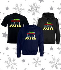 Beatles Christmas T-Shirt Hoodie Jumper, Believe Abbey Road Crossing Shirt Top