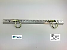 1 x 20" UNWIN KOLLER Surface Rail + 2 x Ring Track Camper Motorhome Van Horsebox
