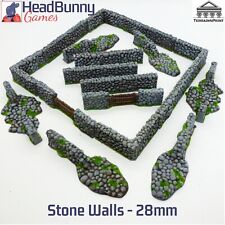 28mm Stone Walls Set UNPAINTED
