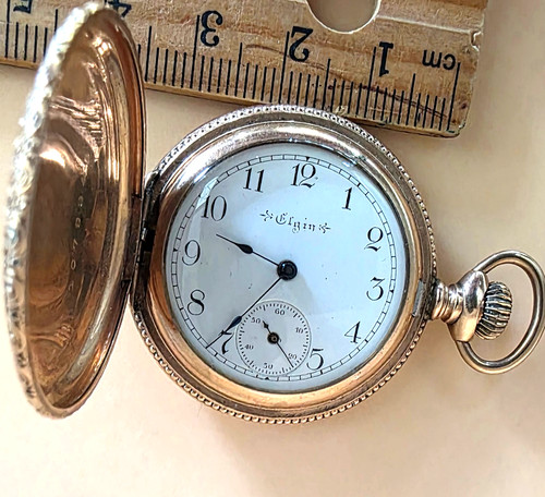 Antique elgin pocket - pocket, watch