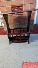 Vintage Mahogany Magazine Rack