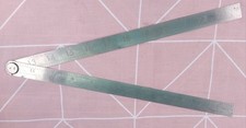 Vintage Rabone Chesterman Line of Chords No 58R Steel Ruler 24" Made in England