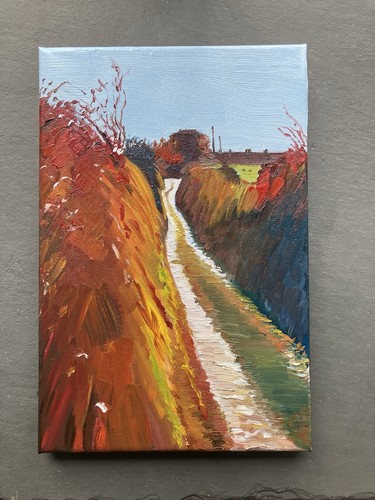 Cornish lane original - original, oil