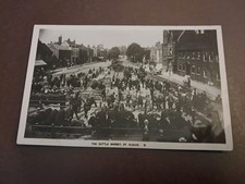 Vintage Postcard Rare The Cattle Market St Albans Hertfordshire