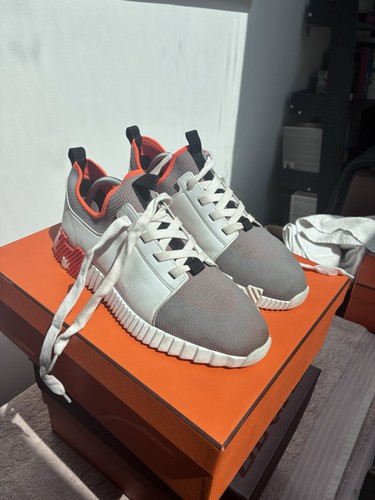 Hermes grey and white - and,