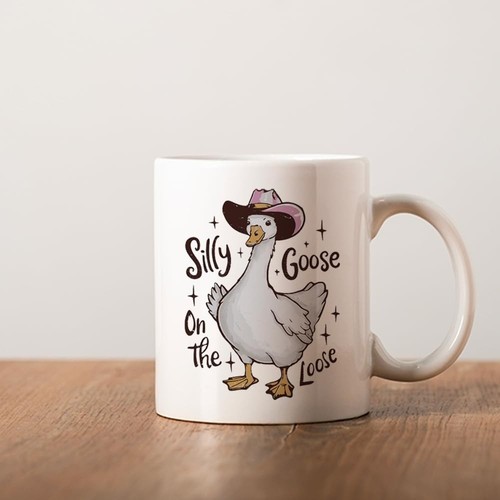 Funny silly goose the - silly, on