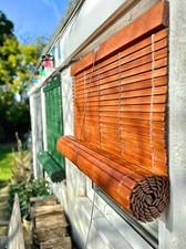 Outdoor Wooden Louvred Roller