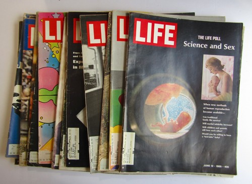 Lot vintage 1969 life - vintage,