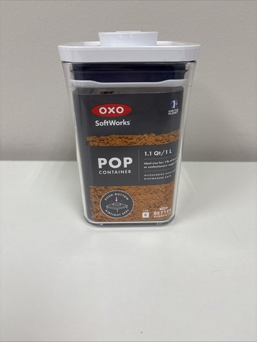 Oxo pop 1qt plastic - 1.1qt, short