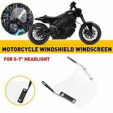 Windshield Windscreen 5"-7" Adjustable Wind Deflector For Kawasaki Honda Yamaha