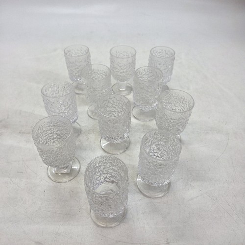 Whitefriars glacier glass - glass, wine